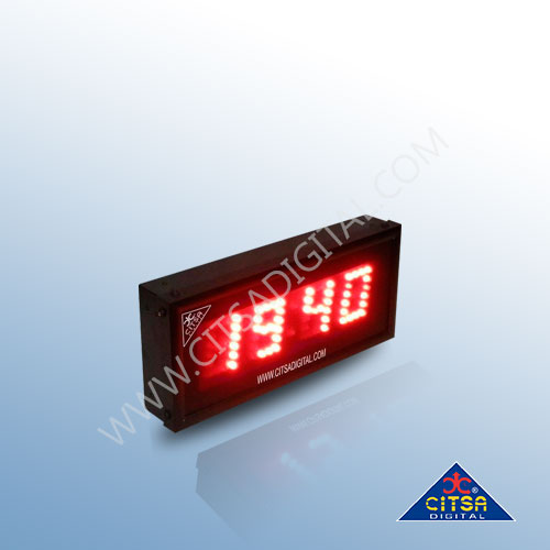 Reloj Digital De Pared Uso Exterior DC6401E Dígitos de 6cm – Citsa Digital