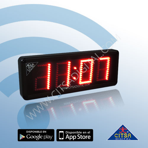 Reloj Digital De Pared Con Wi-Fi NTP – Citsa Digital